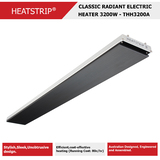 HEATSTRIP 3200W, 240V, 50Hz, 13.3A, I P55 Classic Radiant Electric Heaters - THH3200A