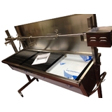Dizzy Lamb Warrior Heavy Duty 1.5m  Charcoal Rotisserie BBQ Spit - Stainless Steel - 40kgs capacity - WHDSS-3061