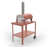 ZiiPa Vallone Garden Trolley with Shelf –Terracotta