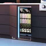 Fully Integrated Outdoor Blastcool 1 Door Bar Fridge Best Alfresco 316 Stainless Quiet Right Hinge - iXP1-840-R