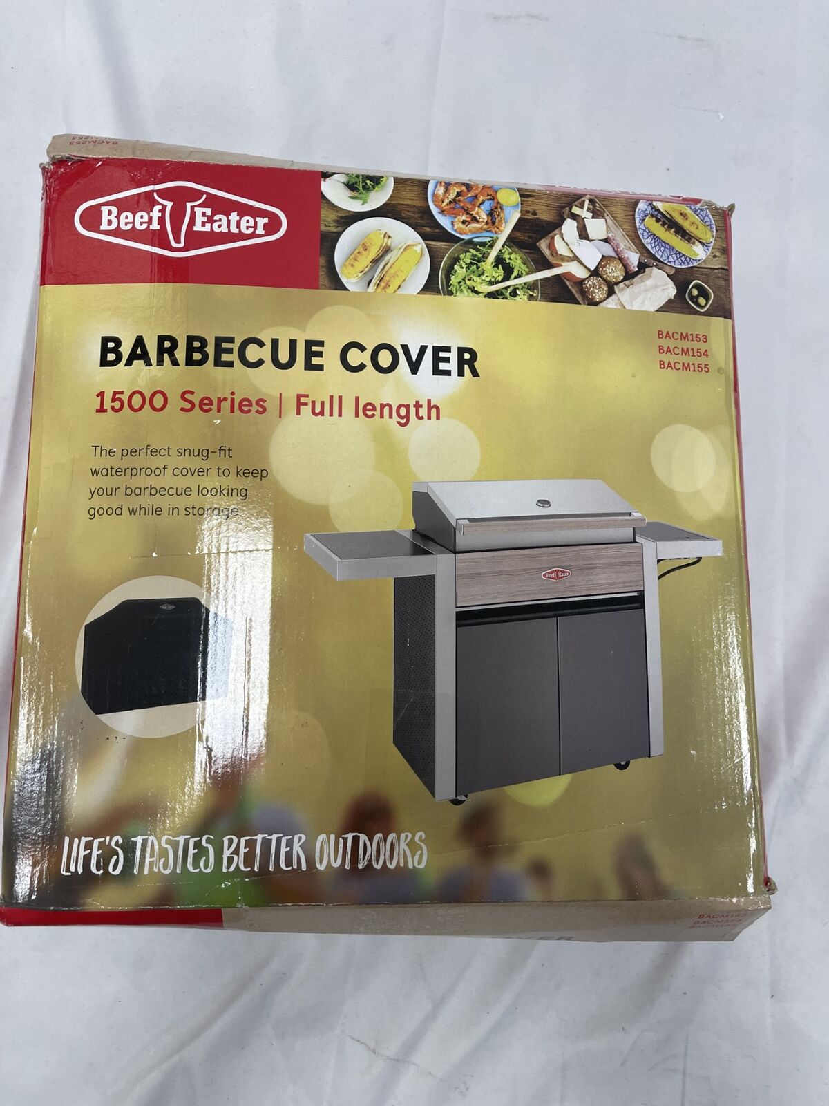 Large View Beefeater Cover for 5 Burner Mobile BBQ - BACM155 - **Display** Clearance