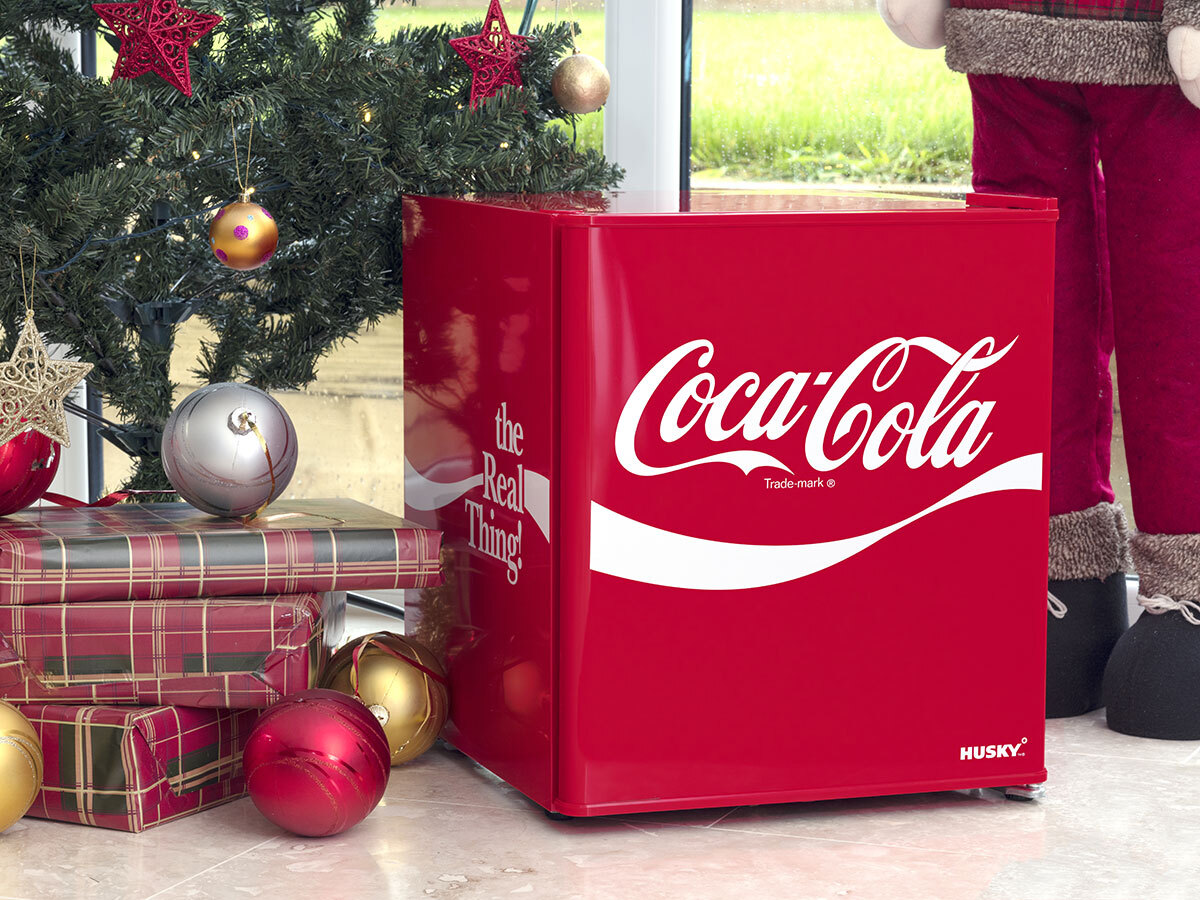 coca cola fridge husky