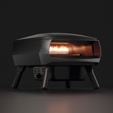 WITT Piccolo Rotante Gas Powered Pizza Oven w/ Rotating Stone 13" - Black