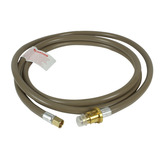 10mm Gas Heater hose assembly 3/8 BSP FF x Male bayonet x 3000mm