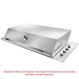 Artusi 316 Marine Grade Stainless Steel Hooded BBQ Lid - ABBQMH