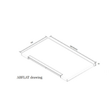 Artusi BBQ Flat Lid Matte Black - ABFLATMB