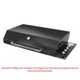 Artusi Gloss Black Hooded BBQ Lid - ABHOOD