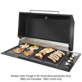Artusi Roasting Hood Matte Black - ABHOODMB