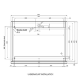 Artusi Granitek Series Double Bowl Sink AGS792B