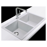 Artusi Granitek Series Double Bowl Sink - AGS792W