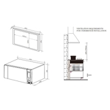 Artusi 31L Convection Microwave Oven 900W - AMC31X