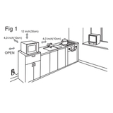 Artusi Stainless Steel Freestanding Microwave - AMO25COM