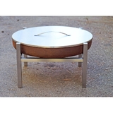 ALFRED RIESS Fire Pit Cover - Medium Stainless - AR-COV-M63-SS