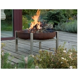 ALFRED RIESS Inuvik Steel Fire Pit - Medium 63cm - AR-INU-M63-CS
