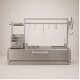 Argentine Charcoal & Woodfired Built-In Parrilla Grill - BBQ25SS