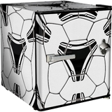 Funky Soccer Ball Football Design Mini Bar Fridge With Handle And Opener - Add Your Name - BC46B-SOCCER