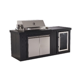Bossworx Outdoor Kitchen SS Grill with SS Door - BDIODK2TSS-CU-AU