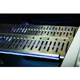  Beefeater 1200 Series Stainless Steel 4 Burner BBQ & Trolley with Side Burner, Cast Iron Burners & Grills - BMG1241SB