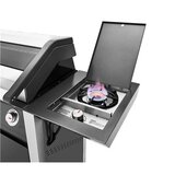 Beefeater 1600 Series 4 burner BBQ, side burner & trolley, dark