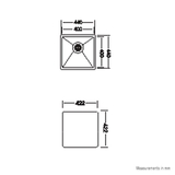 Artusi Slim Top Single Bowl Sink - BOND