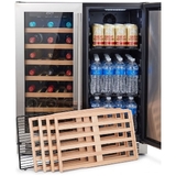Bossworx Beer and Wine Dual Zone Alfresco Refrigerator - BOS180W2D