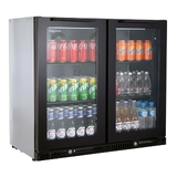 LPG Gasmate Nova MK2 Graphite Outdoor Kitchen with Double Door Fridge and Storage Module - BQ29-MK2wFRIDGE