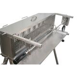 Display The Original Twin Vertical Spit Rotisserie Stainless Steel By The BBQ Store - Great for Big Parties - BSR-3064-DIS