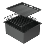 Abey Piazza Single Bowl Sink Black Pearl - CR340B
