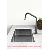 Abey Piazza Double Square Bowl Sink Stainless Steel - CR340D