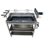 Cyprus Grill Extra Large BBQ Rotisserie with 2 x Variable Speed motors - EB-W02B-BUN