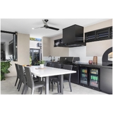 EXCELSIOR BLACK BBQ RANGEHOOD WALL MOUNTED 1200MM - EXRH56-1200