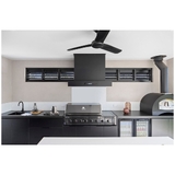 EXCELSIOR BLACK BBQ RANGEHOOD WALL MOUNTED 1480MM - EXRH56-1480