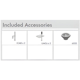 Abey Alfresco Double Bowl Sink - Stainless Steel - FRA400D