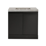 CROSSRAY Classic XPlor 4-Burner BBQ Outdoor Kitchen — Black - GD4BLKKG-06