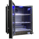 Schmick Under Bench Solid Door Bar Fridge - Model JC132B-B-SD