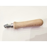Height Adjuster Nut (Silver) with Wooden Handle (Suits Cyprus Grill Modern) - LSWH-006