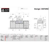 The OXFORD - 2235mm Euro Alfresco Kitchen