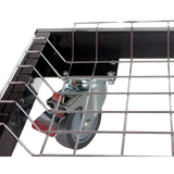 Primo Cart Base with Basket and SS Side Shelves for XL, LG 