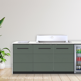 The PROLINE - 2845mm Custom Euro Alfresco Kitchen