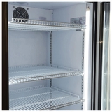 Brookvale Union Upright Quiet Running Black Glass Door Bar Fridge - SC372B-BVU