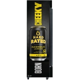Hard Rated Upright Quiet Running Black Glass Door Bar Fridge - SC372B-HR