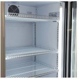 Fosters Lager Branded Design - Upright Quiet Running Glass Door Bar Fridge - SC372W-FOSTERS