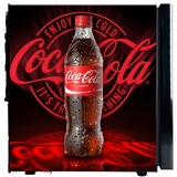 Official Coca-Cola branded Glass Door Mini Fridge With a Lock - CHOOSE FROM 5 DESIGNS -SC50AB-CEB