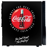 Official Coca-Cola branded Glass Door Mini Fridge With a Lock - CHOOSE FROM 5 DESIGNS - SC50AB-CRT 