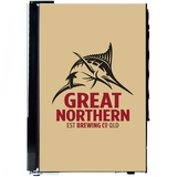 Great Northern Branded Glass Door Bar Fridge With Cool Frosted Door Logo - SC70-B-GNBC-GOLD  