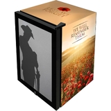 Lest We Forget Glass Door Bar Fridge With Cool Frosted Door Logo - SC70-B-LWF
