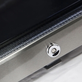 Hancock Schmick Vintage Fuel Pump Triple Glazed Alfresco Bar Fridge With LED Strip Lights - SC88-FP-HANCOCK  