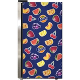 Official Fanta branded Outdoor Triple Glazed Alfresco Bar Fridge With Led Strip Lights - SC88-SS-F02