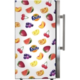 Official Fanta branded Outdoor Triple Glazed Alfresco Bar Fridge With Led Strip Lights - SC88-SS-F04