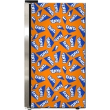 Official Fanta branded Outdoor Triple Glazed Alfresco Bar Fridge With Led Strip Lights - SC88-SS-F06